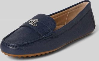 Lauren Ralph Lauren Loafer mit Logo-Applikation Modell BARNSBURY in Blau, Größe 36,5