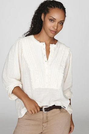 Pilcro 100% Cotton Ruffle Blouse