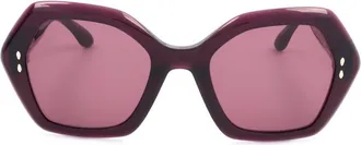 Isabel Marant Ladies Purple Geometric Sunglasses IM-0107/G/S