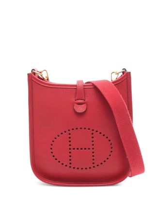Herm&egrave;s 2019 TPM Evelyne shoulder bag - women - Calf Leather - One Size - Red