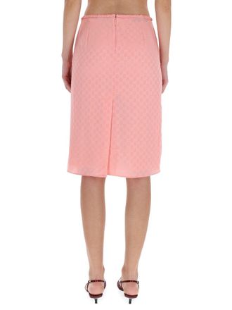 Gucci Pure Silk Skirt - Pink
