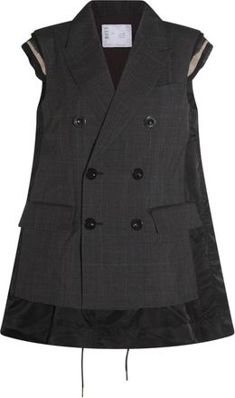 sacai Jackets Gray-Donna