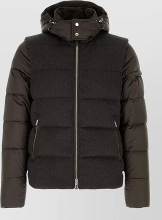 Moorer cashmere down padded coat