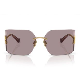 Miu Miu Sunglasses Mu54 Ys 5 Ak06 I Gold/Brown Women