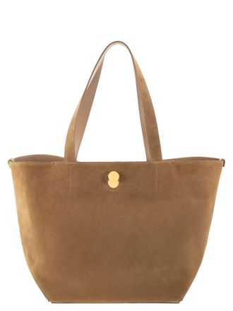 Fabiana Filippi Medium Eclipse Suede Tote Bag