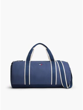 Tommy Hilfiger Colorblock Canvas Duffel Bag - Faded Indigo/Carbon Navy