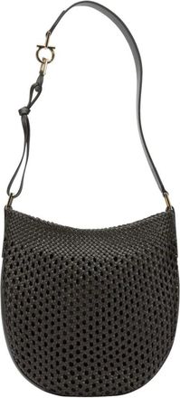 Ferragamo Borsa a spalla Hobo Smile - - Bags - Donna - Marrone - ONE SIZE