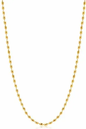 Nialaya Gold Beaded Chain Necklace in None at Nordstrom