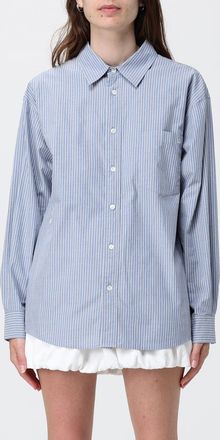 Dunst Camicia casual in misto cotone a righe