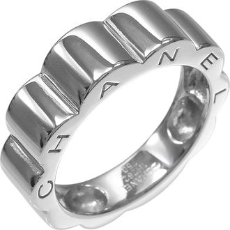 Chanel White Gold (18K) Band Ring (Pre-Owned)
