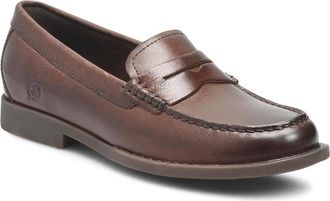 B&oslash;rn Born Macie BR0061206 Loafer Womens US Brown Leather Slip On Shoes ZOGG2957
