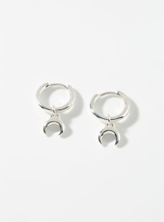 Marine Serre Mens Moon earrings