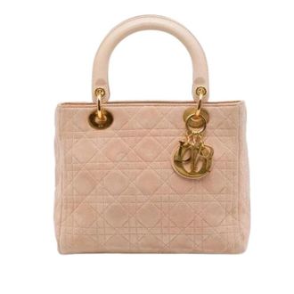 Dior Pre-owned Lady Dior - Dames - Vintage Handtas - Beige - ONE Size - Leer - Vintage