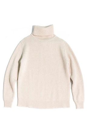 Fortela Vittorio High Neck Sweater in Off White at Nordstrom, Size X-Large Eu