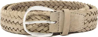 Orciani Plot Braided Suede Classic Belt