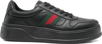 Gucci Chunky sneakers met Web-streep - Zwart