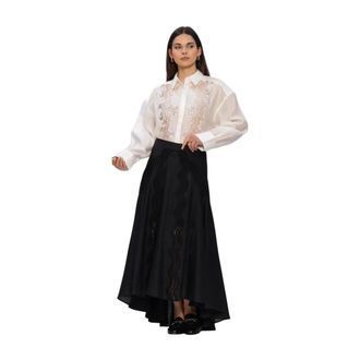 Copenhagen Muse Cmmolly Shirt - Dames - Overhemden - Wit - 2XS - Polyester - Overhemden