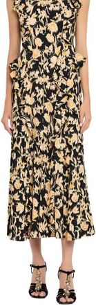 Ulla Johnson Flo Sleeveless Midi Dress In Tourmaline