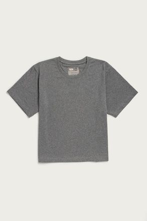 Bridge & Burn Recycled Boxy Tee in Grey Heather at Nordstrom, Size Xx-Large