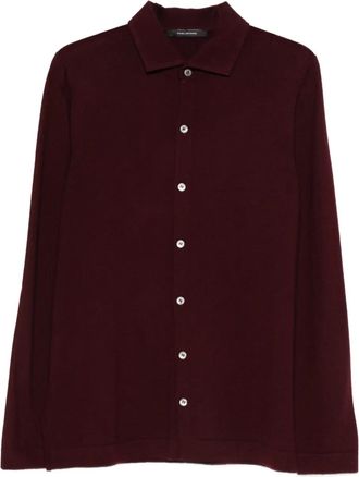 Tagliatore Camicia a maniche lunghe - Rosso