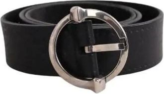 Gucci Pre-owned Belts, female, Black, Size: ONE SIZE Pre-owned Leather Belt