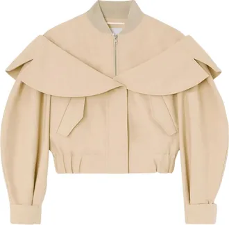 Ganni Donna, Giacche, Beige, XS, new