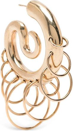 Panconesi Pierced Serpent Hoops Medium