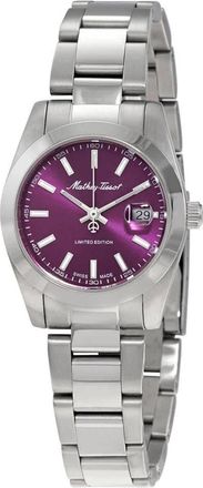 Mathey-Tissot Mathey-Tissot Womens Mathy Sunray Purple Dial Watch