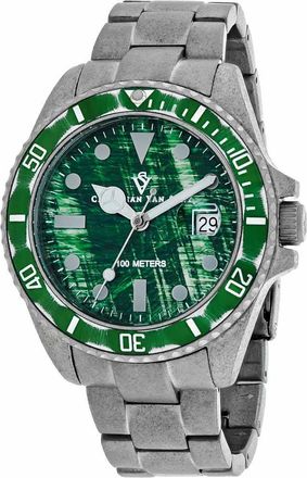 Christian Van Sant Mens Green dial Watch
