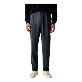 Paul & Shark Broeken, Heren, Grijs, XL, Wol, Straight Broeken