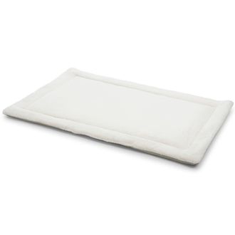 Woodek Cama para perros blanca 100 x 68 x 2,5 cm