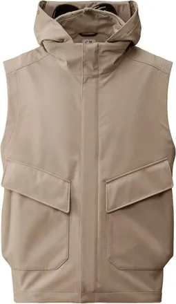 C.P. Company Vests, male, Gray, Size: L Shell-R Goggle Gilet 2