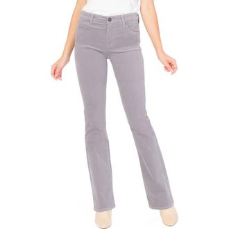 Kut from the Kloth Karen Bootcut Corduroy Pants in Seal Grey at Nordstrom, Size 0