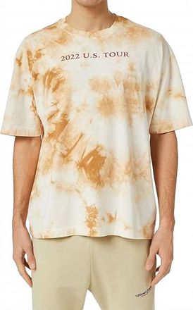 Diesel T-Wash Tie Dye T-Shirt In Beige