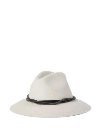 Brunello Cucinelli felt fedora - Neutrals