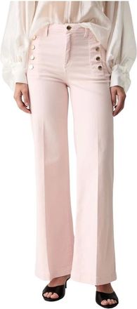 Vicolo Wide Leg Jeans - Jeans - Mujer - Rosa - XL