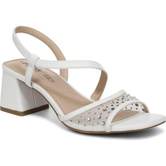 Life Stride Cheyenne Slingback Sandal in White at Nordstrom, Size 6.5