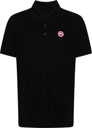 Canada Goose Polo con applicazione logo - Nero