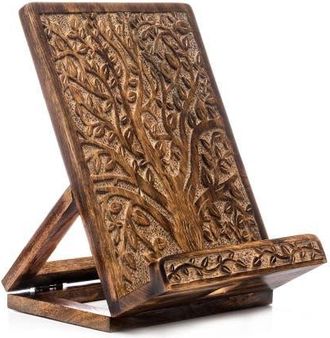 Matr Boomie Aranyani Tree of Life Book Holder Tablet Stand in Brown at Nordstrom