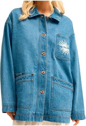 Billabong Denim Shore Freizeitjacke f&uuml;r Damen | blau