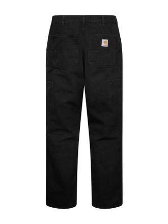 Carhartt Work in Progress Mens Black Denim Single Knee Jeans Organic Cotton