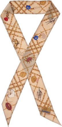 Burberry Logo Silk Scarf