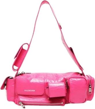 Balenciaga Pre-owned Belt Bags, female, Pink, Size: ONE SIZE Pre-owned Vintage Shoulder Bag