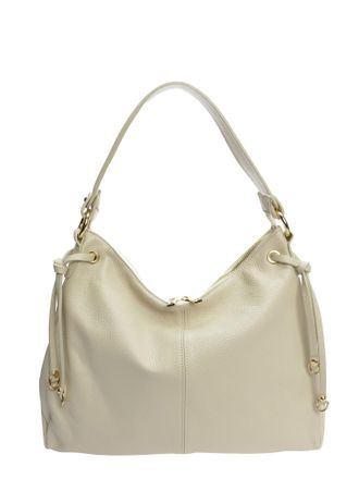 Isabella Rhea Beige Rundleer Tas