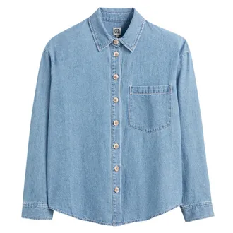 La Redoute Collections Jeanshemd, lange mouwen