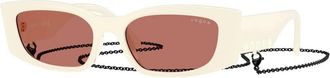 Vogue Eyewear Vo 5655Su Zonnebrillen - Dames - Zonnebrillen - Wit - 53 MM - Accessoires