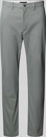 Tommy Hilfiger Slim Fit Stoffhose aus Baumwoll-Mix Modell BLEECKER in Mittelgrau, Größe 32/32