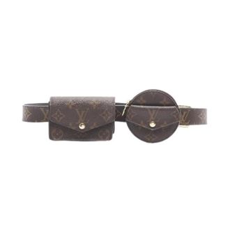 Louis Vuitton Pre-owned Belt Bags, female, Brown, Size: ONE SIZE Pre-owned Sangle Daily Monogram waist bag