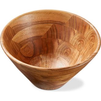Tag Loop Serving Bowl Natural Acacia Wood Everyday in Brown at Nordstrom