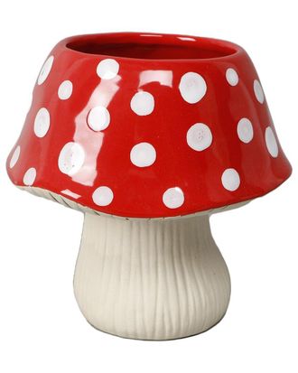 Flora Bunda 7In Ceramic Mushroom Pot